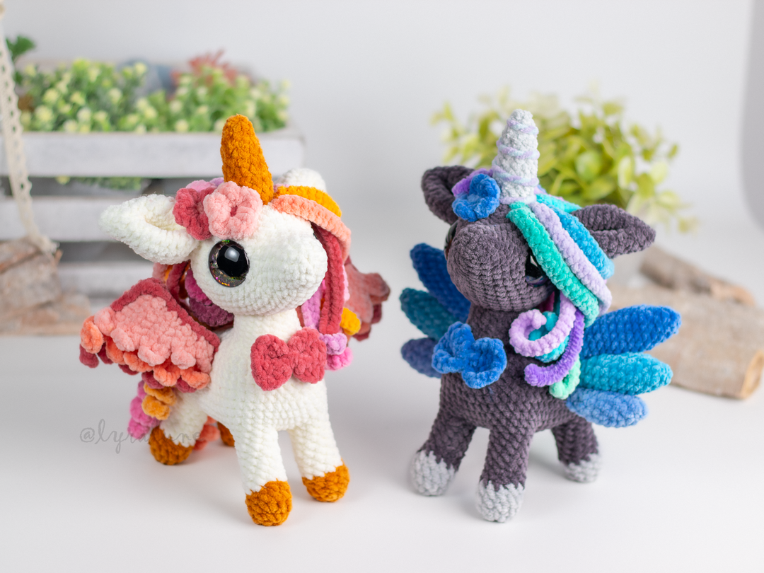 Solune the Unicorn • PDF Easy Amigurumi Pattern