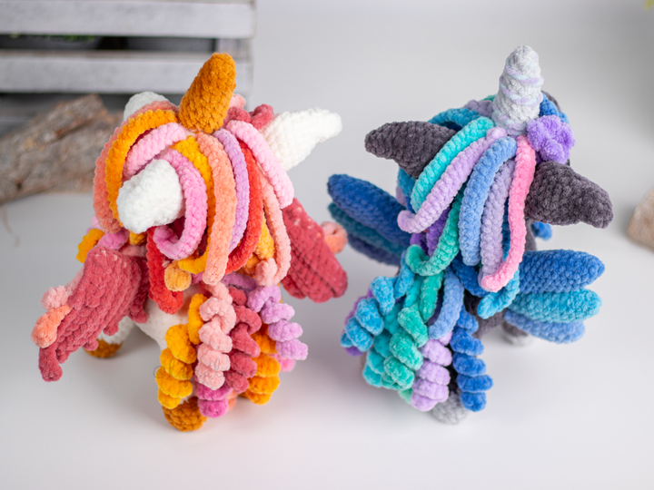 Solune the Unicorn • PDF Easy Amigurumi Pattern