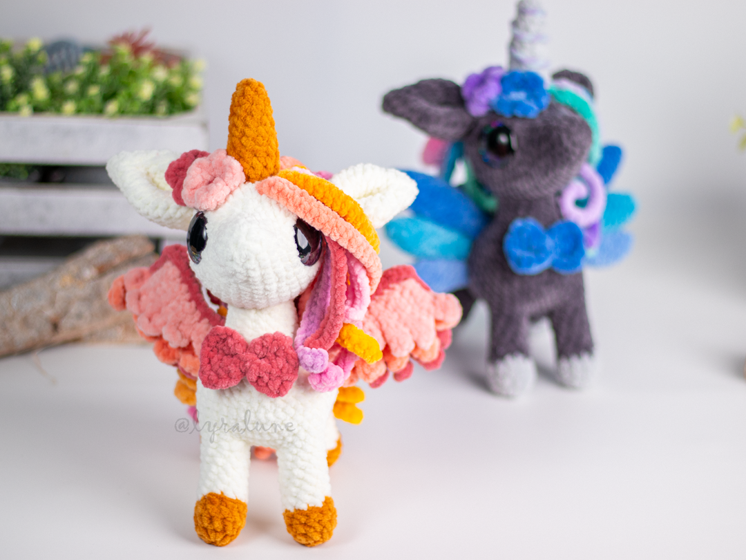 Solune the Unicorn • PDF Easy Amigurumi Pattern