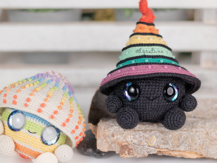 Rainbow Mushrooms • PDF Amigurumi Pattern