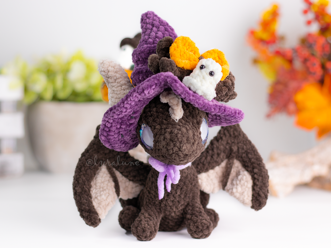 Witchy Dragon • PDF Easy Amigurumi Pattern
