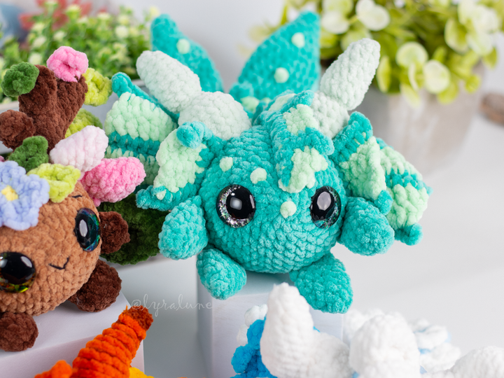 Elemental Dragons Bundle • PDF Easy Amigurumi Pattern