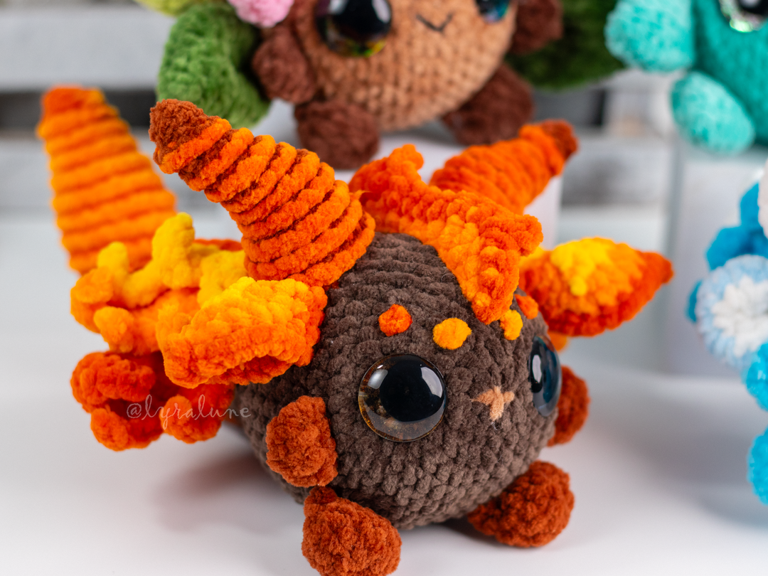 Elemental Dragons Bundle • PDF Easy Amigurumi Pattern