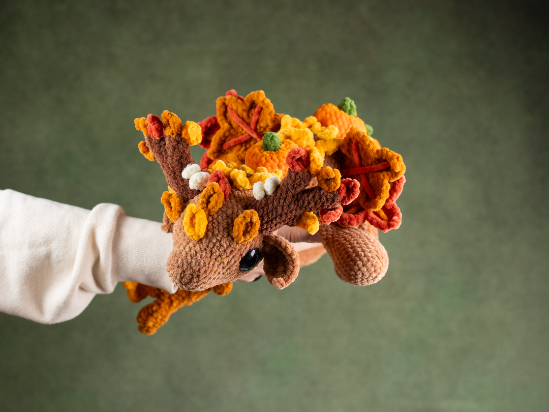 Autumn Earth Dragon • PDF Easy Amigurumi Pattern