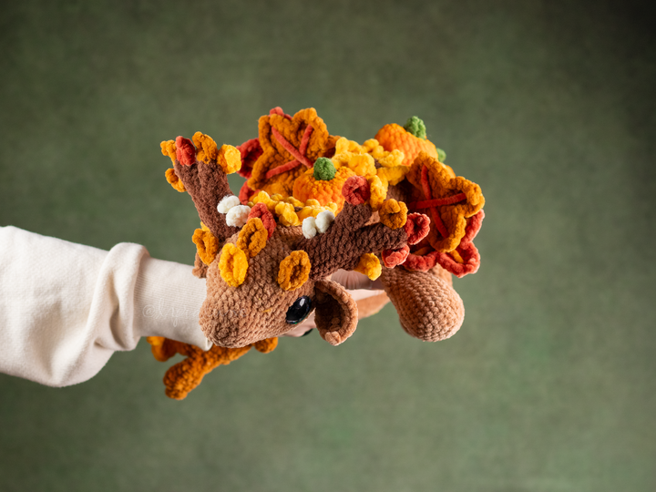 Autumn Earth Dragon • PDF Easy Amigurumi Pattern
