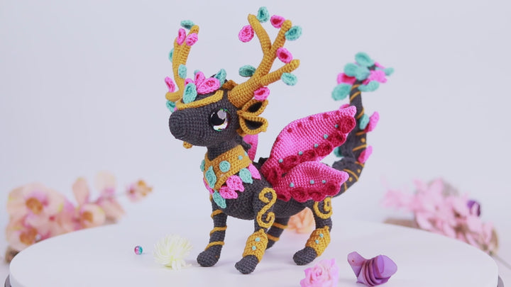 Aveline the Sylvan Dragon • PDF Amigurumi Pattern