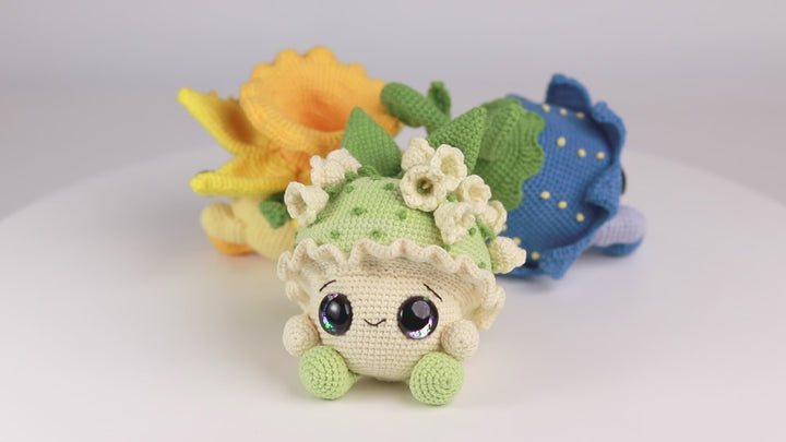 Flower Mushrooms • PDF Amigurumi Pattern