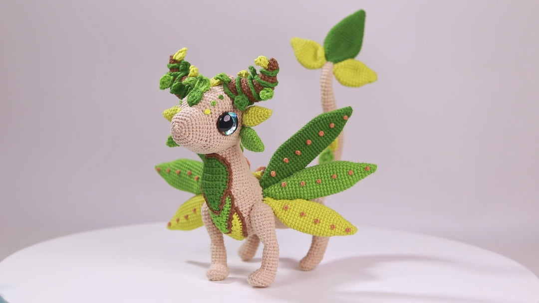 Rayna the Forest Dragon • PDF Amigurumi Pattern