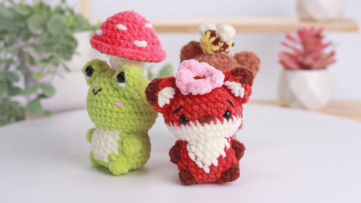 Forest Critters II Bundle • PDF Easy Low Sew Amigurumi Pattern