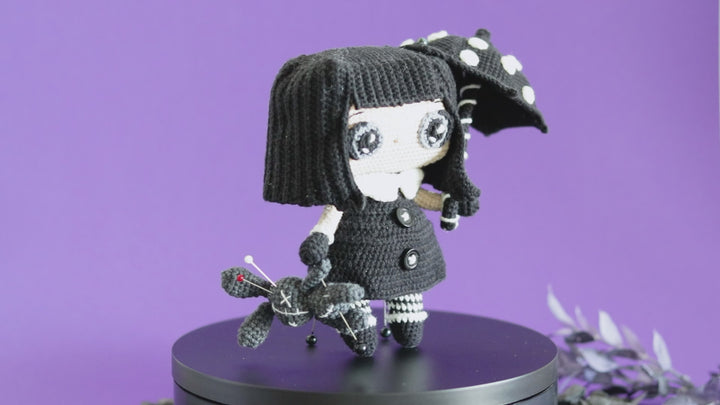 Luna the Gothic Doll • PDF Amigurumi Pattern