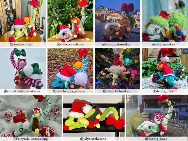Elfish Dragon • PDF Easy Amigurumi Pattern