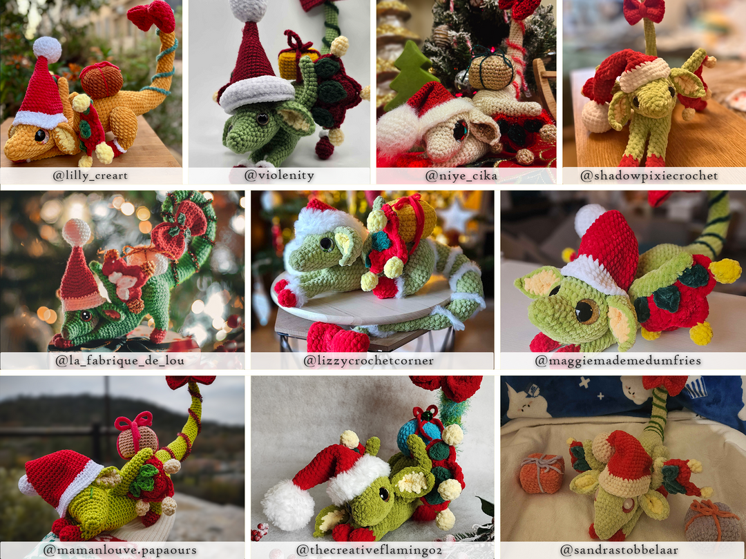 Elfish Dragon • PDF Easy Amigurumi Pattern