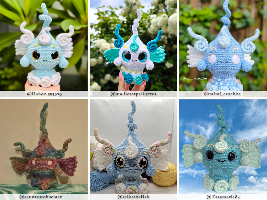 Baby Air Elemental • PDF Amigurumi Pattern