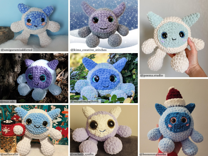 Yodle the Yeti • PDF Easy Amigurumi Pattern