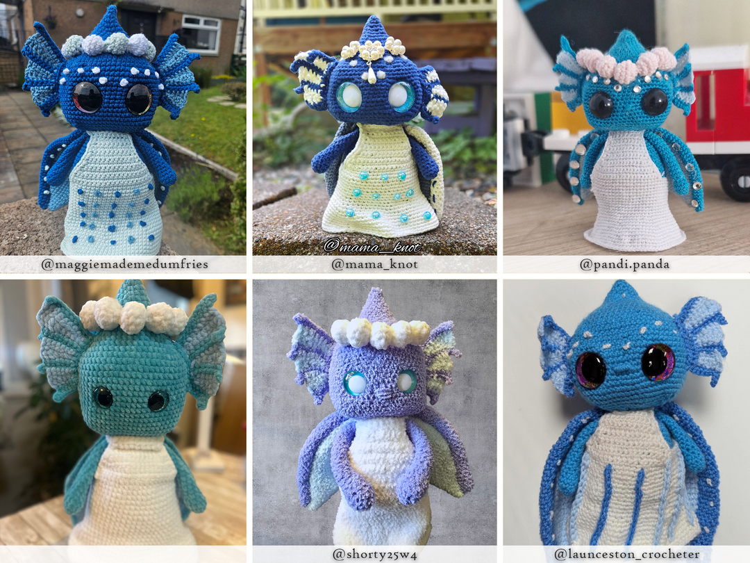Water Elemental • PDF Amigurumi Pattern