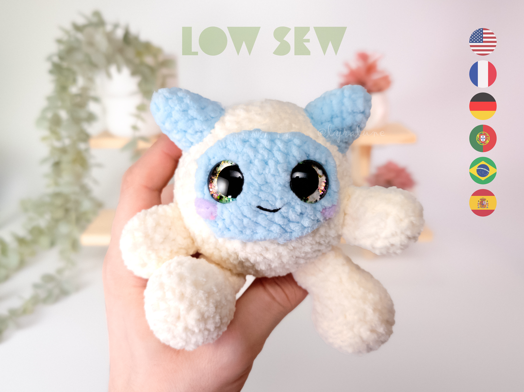 Yodle the Yeti • PDF Easy Amigurumi Pattern